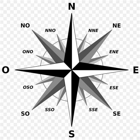 Compass Rose Cardinal Direction Map Wind, PNG, 1200x1200px, Compass Rose, Black And White ...