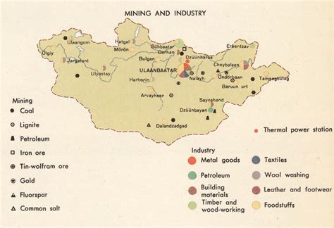 (1960s) Mineral Resources of Mongolia : r/MapPorn