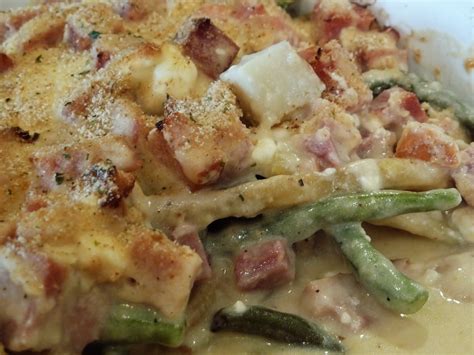 ham potato green bean casserole