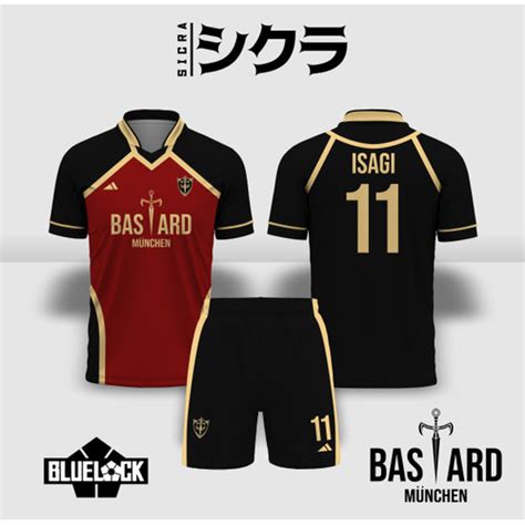 Jual Jersey Anime Blue Lock Bastard Munchen Cosplay Bola Manga - Satu Set, XL - Kota Bandung ...