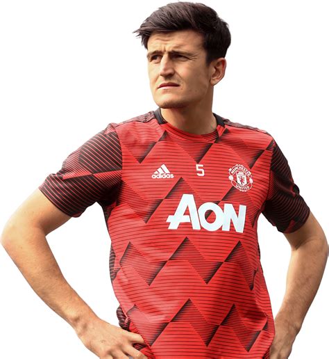 Harry Maguire Manchester United football render - FootyRenders