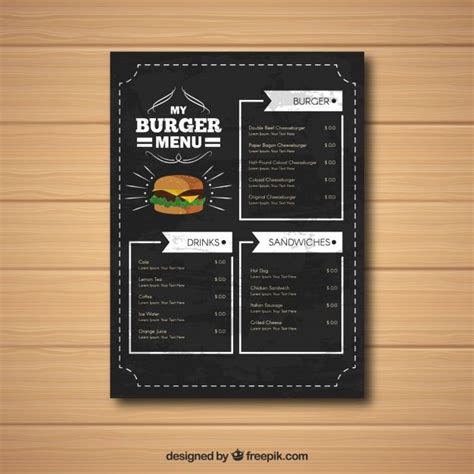 Free Vector | Elegant food truck menu with vintage style | Food trucks, Cardápio de food truck ...