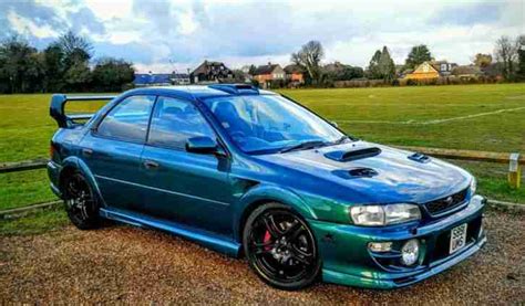 Subaru 1999 IMPREZA TURBO 2000 AWD GREEN,WIDE ARCH KIT,CUSTOM. car for sale