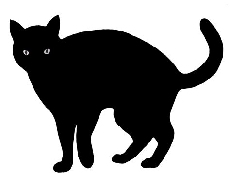 Printable Black Cat Silhouettes