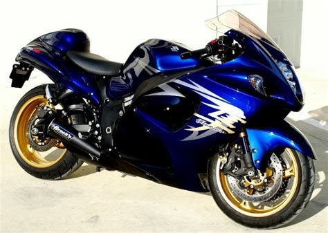 Suzuki Hayabusa , Brocks , Blue / Gold , http://www.PashnitBusa.com # ...