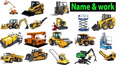 Heavy Construction Equipment Names. Construction Machine Names. Heavy ...