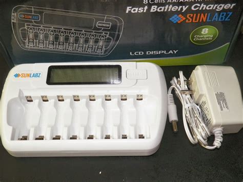 mygreatfinds: 8 Bay/Slot AA/AAA Ni-MH Ni-Cd LCD Fast Charger Smart Battery Charger Review
