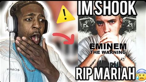 FIRST TIME HEARING Eminem - The Warning (Mariah Carey Diss) (REACTION) - YouTube