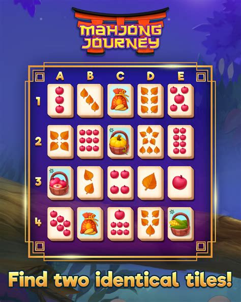 Mahjong Journey - Try to find two identical tiles and...