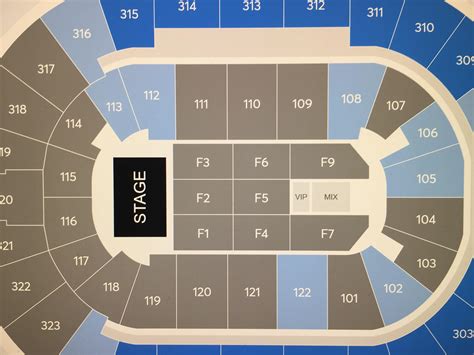 Rac Arena Seat Map