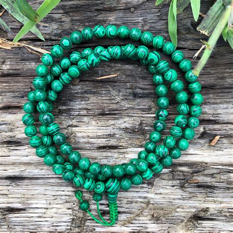 Malachite Mala – Tibetan Spirit