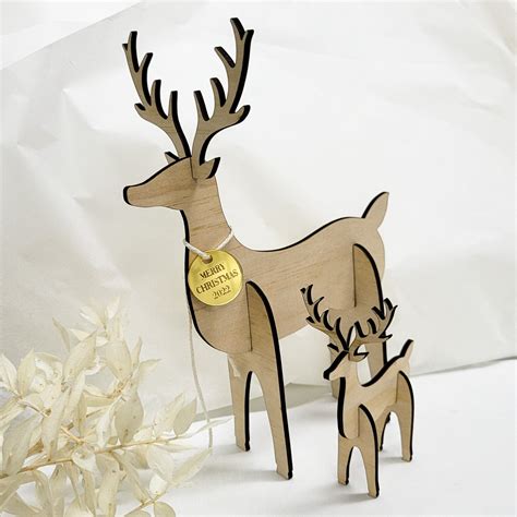 3D Reindeer – Laser Cut Blanks