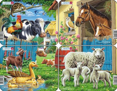 M5 - Farm Animals :: Animals :: Puzzles :: Larsen Puzzles