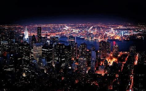 Download wallpapers New York City, 4k, panorama, Manhattan, NYC, cityscapes, New York, USA ...