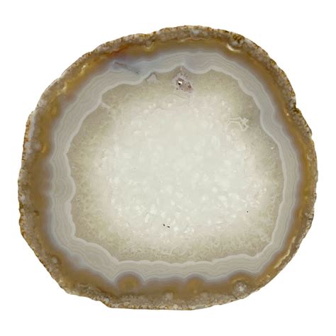 Agate Slice (White)