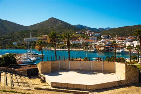 DATCA, TURKEY: New Amphitheater in the Resort Town of Datca on a Sunny ...