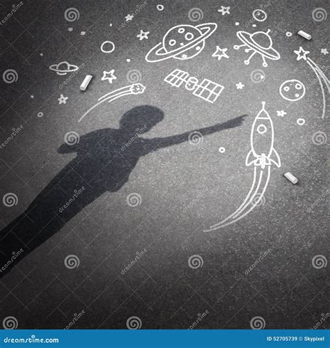 Child Space Dream Stock Illustration - Image: 52705739