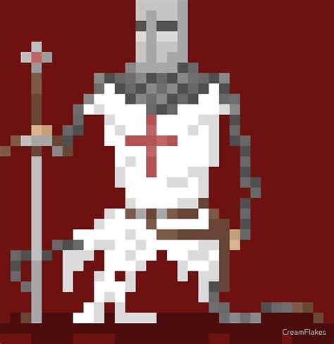 Medieval Knight Pixel Art