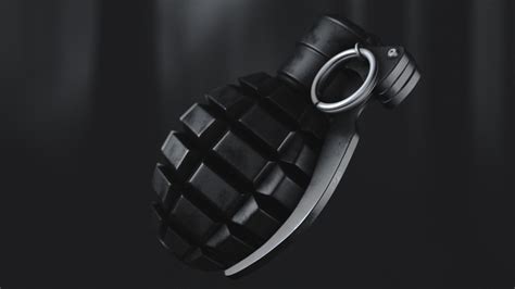 Hand Grenade 3D Logo Animation After Effects Template + Element 3D Model OBJ – Quince Creative