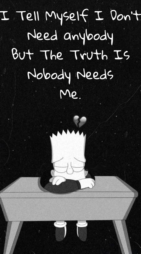 Bart Simpson Sad Quotes