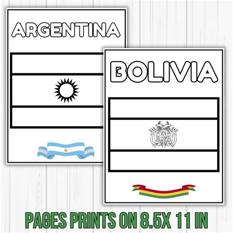 Hispanic Countries Flags Coloring Pages to Learn about Hispanic Culture ...