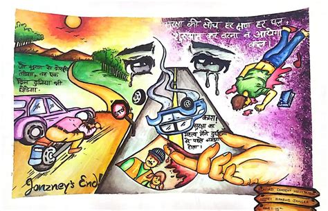 Made by My Student Dipanshu Pandey | Drawing competition, Poster ...