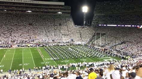 Penn State Blue Band Drum Major NAILS FLIP!!! - YouTube