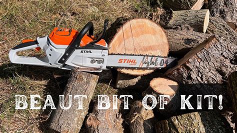 STIHL MSA 300 CHAINSAW. HOW LONG DOES THE BATTERY LAST? - YouTube