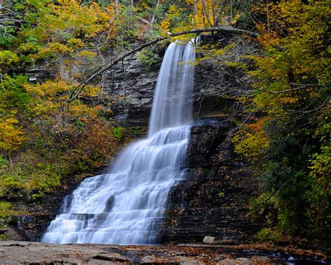 Cascade Falls - Giles County Virginia Waterfall Photograph by Matt Plyler