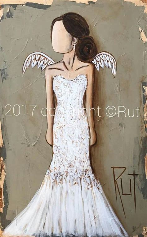 Rut Art. | Folk art painting, Angel painting, Angel art