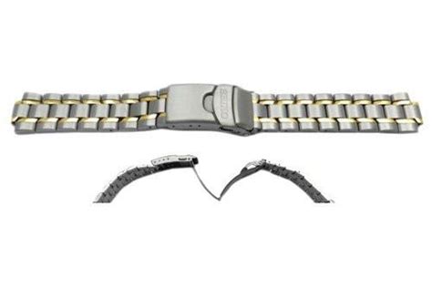 Seiko Dual Tone Titanium Metal Kinetic Watch Band | Total Watch Repair ...