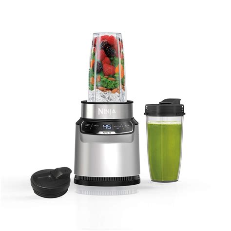 Ninja BN401 Nutri Pro Compact Personal Blender, Auto-iQ Technology, 1100-Peak-Watts, for Frozen ...