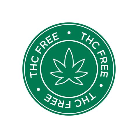 THC Free icon. Green and round symbol. 633548 Vector Art at Vecteezy