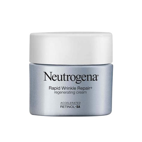 Neutrogena Rapid Wrinkle Repair Retinol Regenerating Anti-Aging Face Cream & Hyaluronic Acid ...