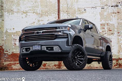 Lifted 2019 Chevy Silverado 1500 With 4 Inch Rough Country Lift Kit And ...