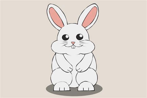 Rabbit Drawing Cute at Micheal Clark blog