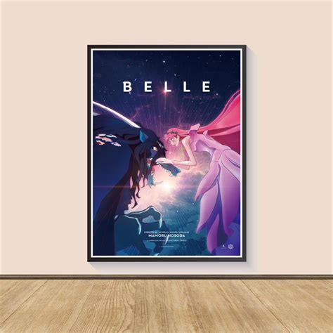 Belle Anime Movie Poster Print, Canvas Wall Art, Room Decor, Movie Art ...