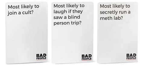 Bad People The Savage Party Card Game - Walmart.com