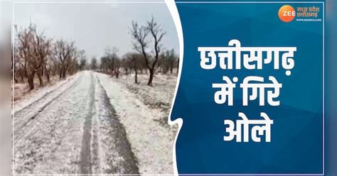 Chhattisgarh Weather Update Gaurela Pendra Marwahi Hailstorm rain video | Video: छत्तीसगढ़ में ...