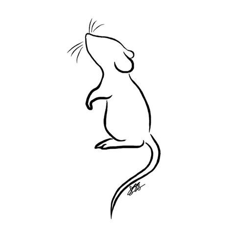 Mouse T-Shirt Design by Pippy1994 | Mouse drawing, Mouse tattoos, Rat ...