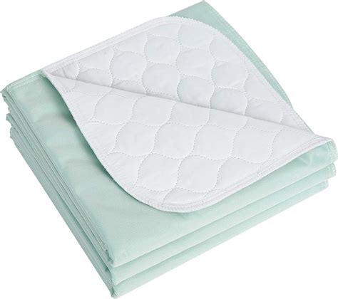 Washable Waterproof Incontinence Bed Pads - 24 x 34 Inch Reusable Underpad Sheet for Chair, Sofa ...