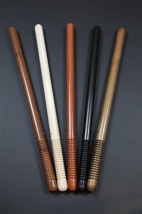 Wooden Police Batons in a Variety of Wood Species - H A Stiles