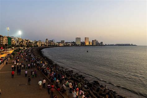 Sunset in Marine Drive Mumbai & Juhu beach at night (Maharashtra) | My ...