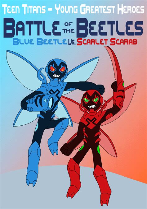 Blue Beetle Vs Scarlet Scarab