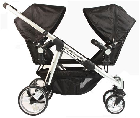 Double Trouble Twin Pram for Convenient Strolling