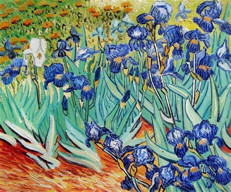 Irises - Vincent Van Gogh - Oil Painting Reproduction