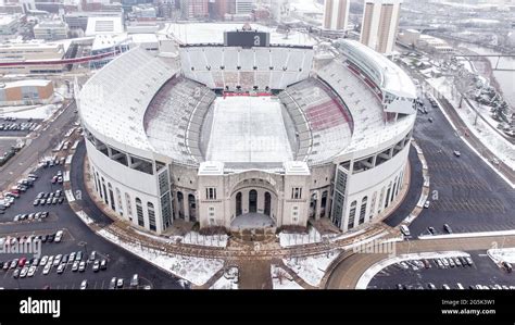 Aerial view of OSU football Stadium Stock Photo - Alamy