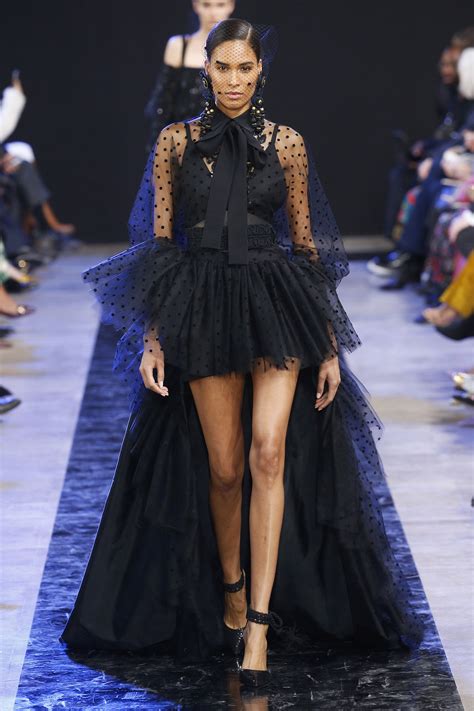 Black Runway Fashion Models