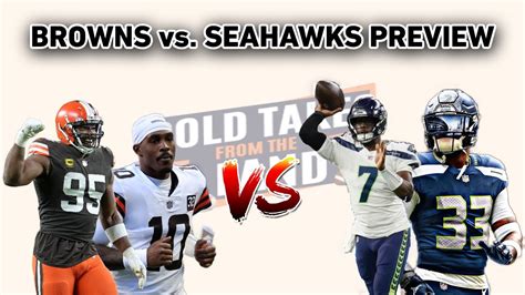 Cleveland Browns vs. Seattle Seahawks - Preview & Predictions - Cold ...