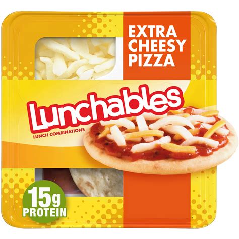 Lunchables Pizza Extra Cheesy Lunch Combinations, 4.2 oz Package - Walmart.com - Walmart.com